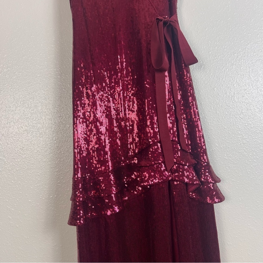 Rachel Zoe Women's Walker Sequined Faux-Wrap Gown - Picture 7 of 15